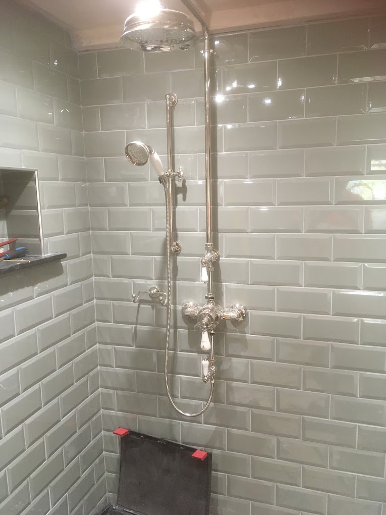 Luxury marble basin installation Pembrokeshire